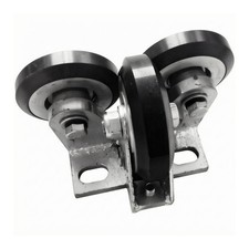 Elevator Rail Guide Shoe Assembly Double-Bearing Elevator Wheel Guide Shoe