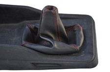 Rote Naht Für VW Polo MK2 2 II 86C 86C2F 87C 81-94 Schaltung Leder Gamasche