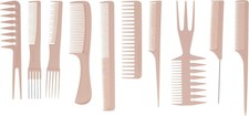 Diane D7902 Assorted Comb Kit, Bone