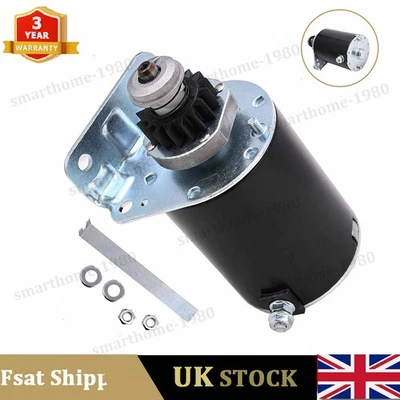 SMARTHOME-1980 12V 16 Teeth Starter Motor Fits BRIGGS AND STRATTON Ride on Lawn Mower 499529