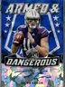 2020 Leaf Metal Draft Armed & Dangerous Autographs Mojo Blue Jacob Eason /10