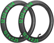 2-Pcs 12 1/2 x 2 1/4 Inner Tube 12.5x2.25 Inner Tube Bent Valve Stem 12.5"
