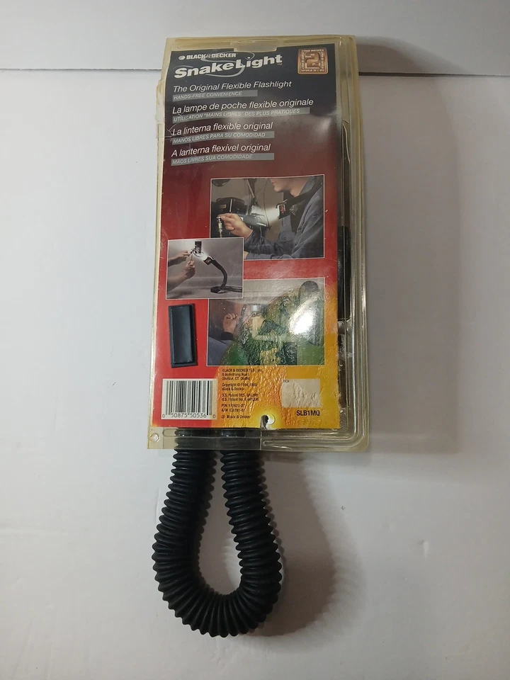 Black & Decker Black Snake Light Flexible Flashlight New In Original Pack SLB1MQ - Image 2 of 2