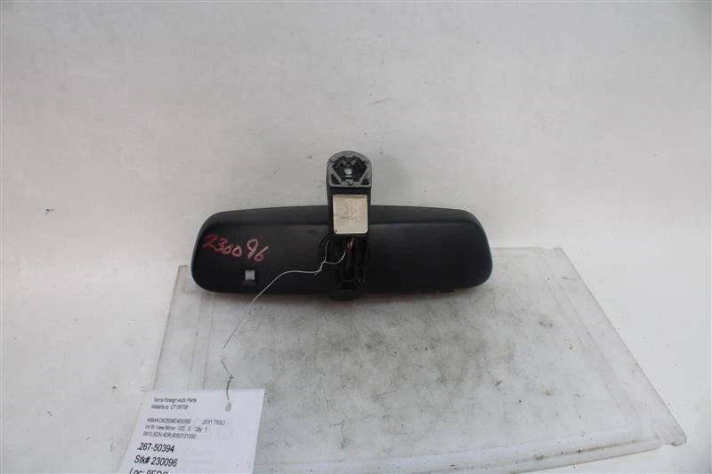 Used Front Center Interior Rear View Mirror fits: 2011 Bmw 750I w/automatic dimm Foto 2 de 4