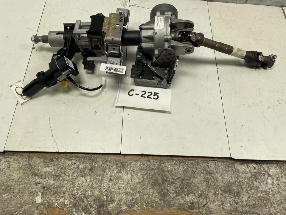 2014 FIAT 500L STEERING COLUMN W/KEY OEM+ - Image 4 of 4