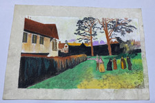 JOHN SINGER SARGENT Drawing on paper (Handmade) signed and stamped mixed media.