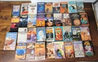 35, 1980's Bulk  Books Vintage Sci Fi Fantasy Romance,Paperback Mixed Authors