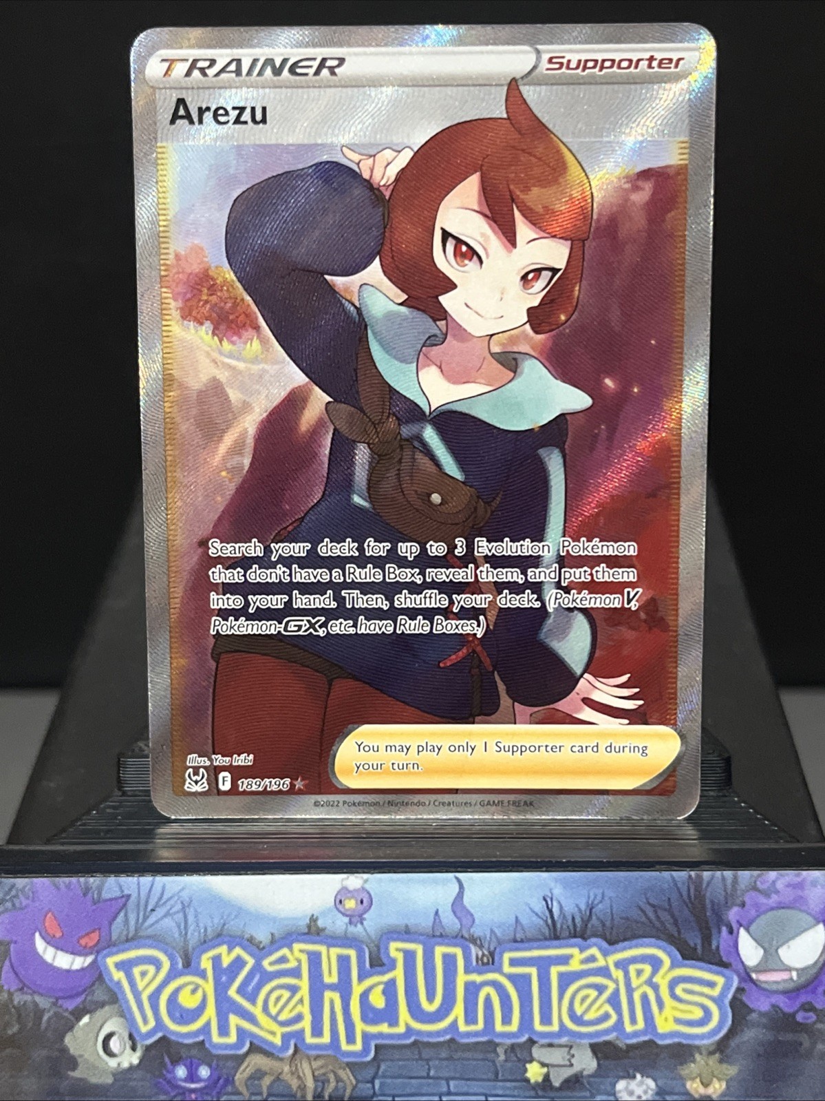 Pokemon Card Arezu 189/196 Lost Origin 189/196 Holo Ultra Rare NM