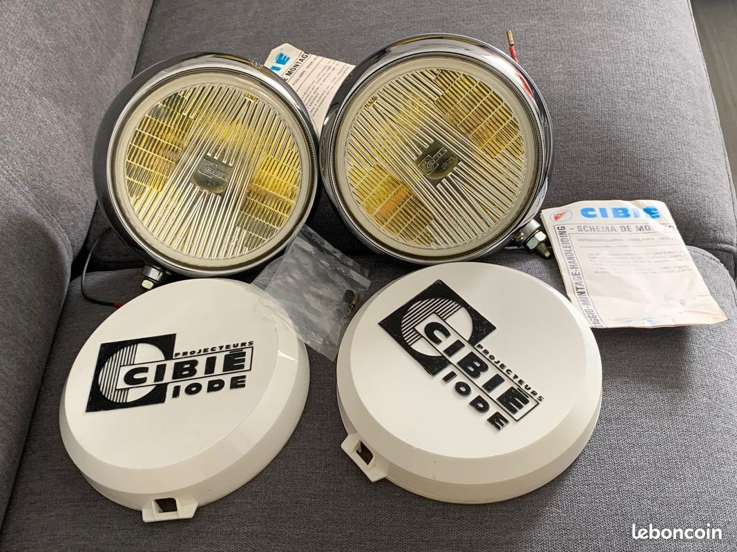 Projecteur Cibié Top Iode antibrouillard chromé 150mm R8 Gordini
