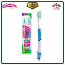 GUM Sensitive Clean Technique Soft Toothbrush, Full Head, 2 Count