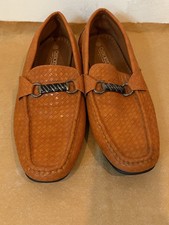 Cherokee Bit Loafers Size 10 Brown Woven Slip On Shoes