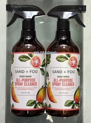 (2-Pack) SAND + FOG  Plant-Based Kitchen REFRESHER & CLEANER ~ GUAVA MANGO Scent