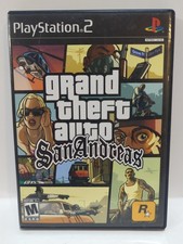 Grand Theft Auto: San Andreas (Sony PlayStation 2, 2004) with manual, tested.