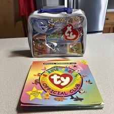 NEW Ty Beanie Babies Official Club Platinum Membership Bag 1999 w/member kit