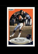 Mike Tomczak 1990 Fleer Football #301 Chicago Bears