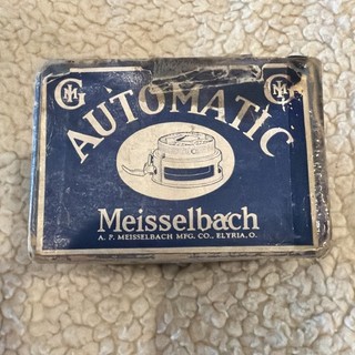 Vintage Meisselbach Automatic Fly Reel In Original Box Original Owner Info