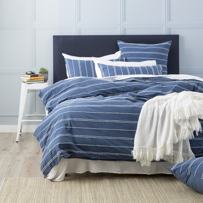 Renee Taylor Hudson vintage washed Cotton Chenille Quilt cover set