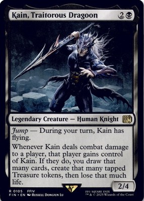 MTG Kain, Traitorous Dragoon Normal NM FINAL FANTASY Magic 105