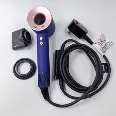 Dyson Supersonic Hair Dryer HD07 Genuine with 2 Attachments - Vinca Blue & Rose