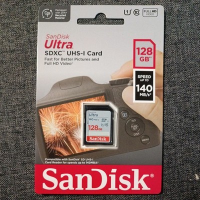 SanDisk Ultra Class 10 SD, SDHC, SDXC Speicherkarten, Case 128GB 
