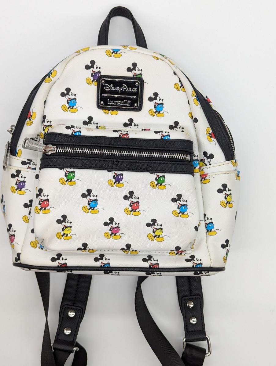 Disney Parks Loungefly Mickey Mouse Allover Classic Standing 