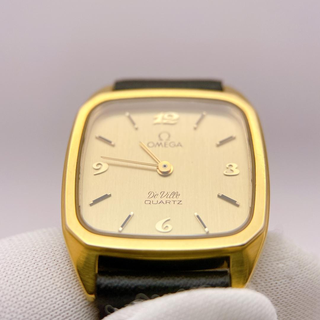 New Battery Rare Omega Devil Octagon Watch Arabic Numeral New Battery Rare Omega Devil Octagon Watch Arabic Numeral