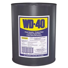 WD-40 General Purpose Lubricant, 5 gal, Petroleum Base, Amber, -81°F to 300°F