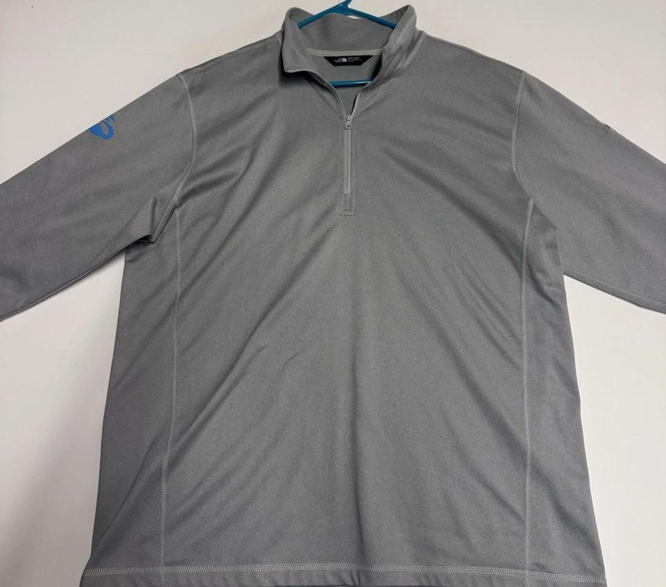 The North Face Mens Gray 1/4 Zip Fleece Pullover Sweater Size XL - Image 3 of 4