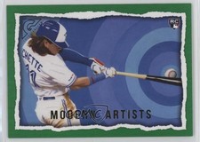 2020 Topps Gallery Modern Artists Green 47/250 Bo Bichette #MP-7 7sd