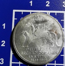 5 Mark 625 silver coins Heiermann West Germany archaeological institute 1979 J