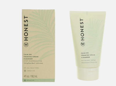 Honest Calm On Foaming Cream Cleanser by Honest, 4 oz Face Cleanser