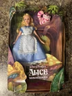 NIB Walt Disney’s Alice in Wonderland Doll & Cheshire Cat Mattel 1999 Vintage