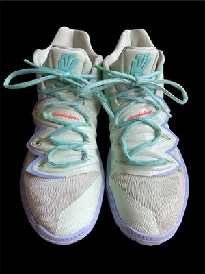 Nike Kyrie 5 Squidward SpongeBob CJ6951-300 Mint Green Men display picture 3