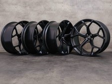4 NEW 19x8.5" Audi 5x112 Wheels A4 S4 A6 Q5 Q3 A5 S5 TT Matte Black 19" Rims