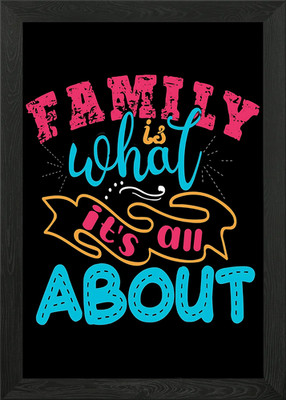 Familia, De Qué Se Trata gerahmtes Wandbild Poster Leinwanddruck Bild