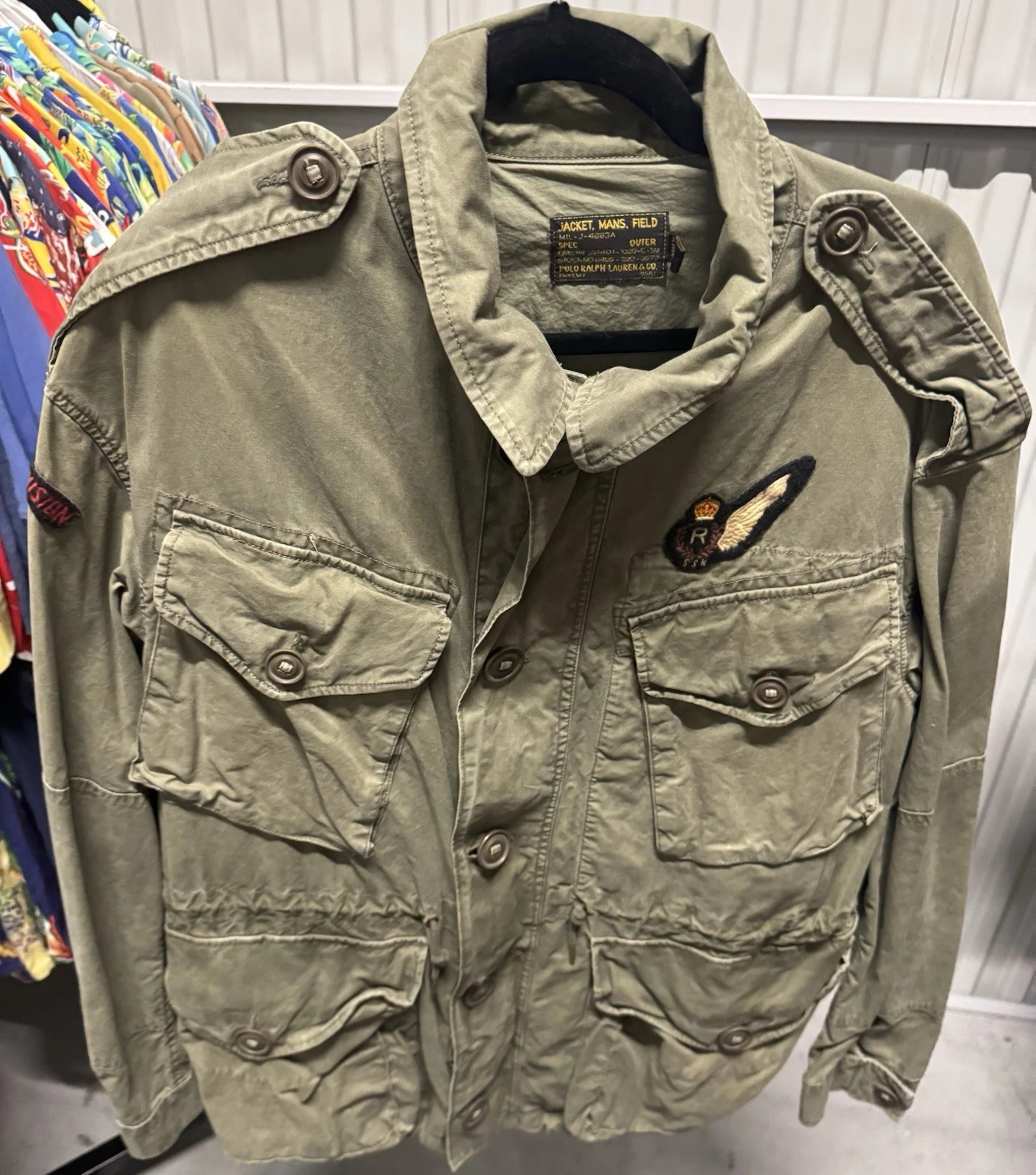 NWOT Polo Ralph Lauren Military Jacket  388th Strike Group Size XL image 1