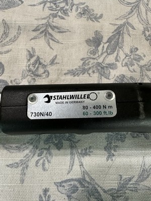 Stahlwille 730N/40 Manoskop Torque Wrench 80-400Nm w/ 735/40 3/4  Drive Head!!!!