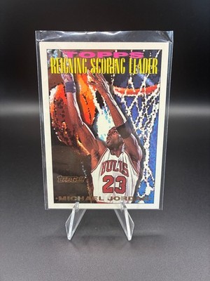 1994 Topps Gold Michael Jordan #384 Reigning Scoring Leader Bulls NBA HOF 
