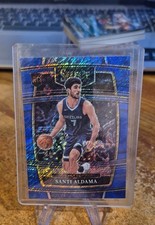 2021-22 Panini Select - Concourse Santi Aldama #64 Blue Shimmer Prizm (RC)