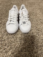 Women Adidas Grand Court Sneakers cloud white platinum metallic