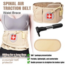 Home Use New Decompression Belt Back Brace Lumbar Spinal Support  Extender Belt