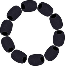 Phinus 10 Pack Lapel Microphone Windscreen, Headset Windscreen, Mic Foam Covers