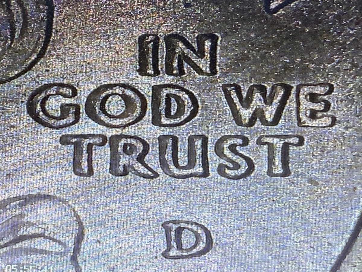2004 Washington State Quarter Double Die In God We Trust DDO 