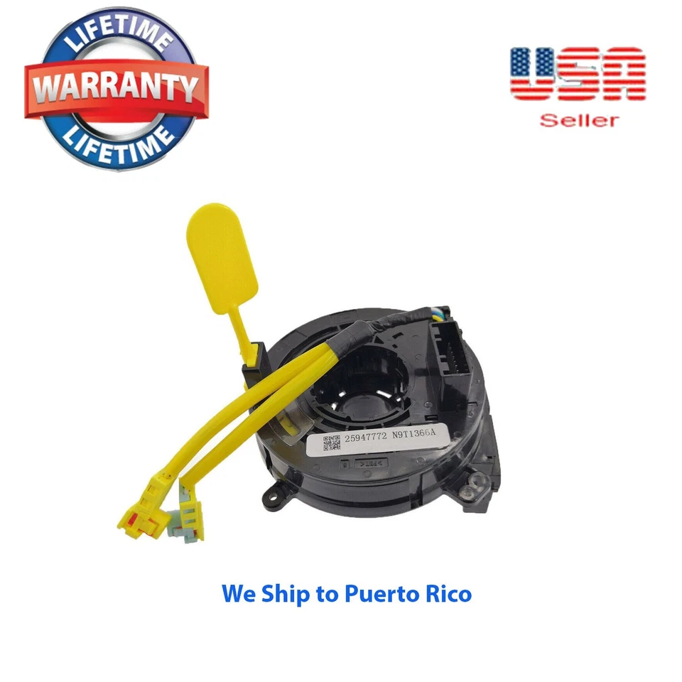 25947772 Cable espiral de resorte de reloj para Buick Chevrolet GMC Fit 2010-2017 (2 cables Foto 4 de 4