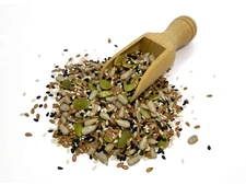 Seed mix for salads and baking. Flax, sunflower, white and black sesame. 400g