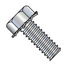 1/4"-20 x Machine Screw, Zinc Plated Steel, 1/2 in L, 3000 PK, 1408EH