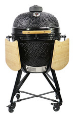 21" Kamado Black Ceramic Egg BBQ Grill Smoker - Great Value
