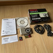 PENTAX Optio E70 Compact Digital Camera 7MP AA Battery Tested from Japan