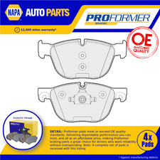 Brake Pads Set fits BMW X5 E70, F15 3.0D Front 06 to 18 Proformer Quality