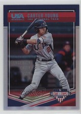 2018 USA Baseball Stars & Stripes Longevity Holo Foil 79/99 Carter Young #33 0q3
